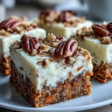 Carrot Cake Cheesecake Bars