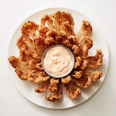 Fried Blooming Onion petals with seasoned batter, zesty dip, and cold beer on a rustic table.