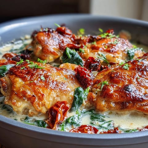 Creamy Tuscan Chicken Skillet