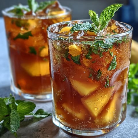 Mango Peach Iced Tea