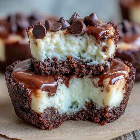 Mini cheesecake bites with Oreo crust, creamy and decadent desserts on a platter.