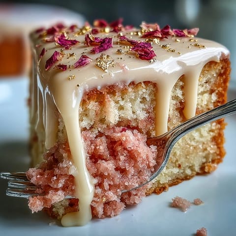 Taste this decadent Bridal Shower Rosé Velvet Cake, beautifully adorned with edible gold.