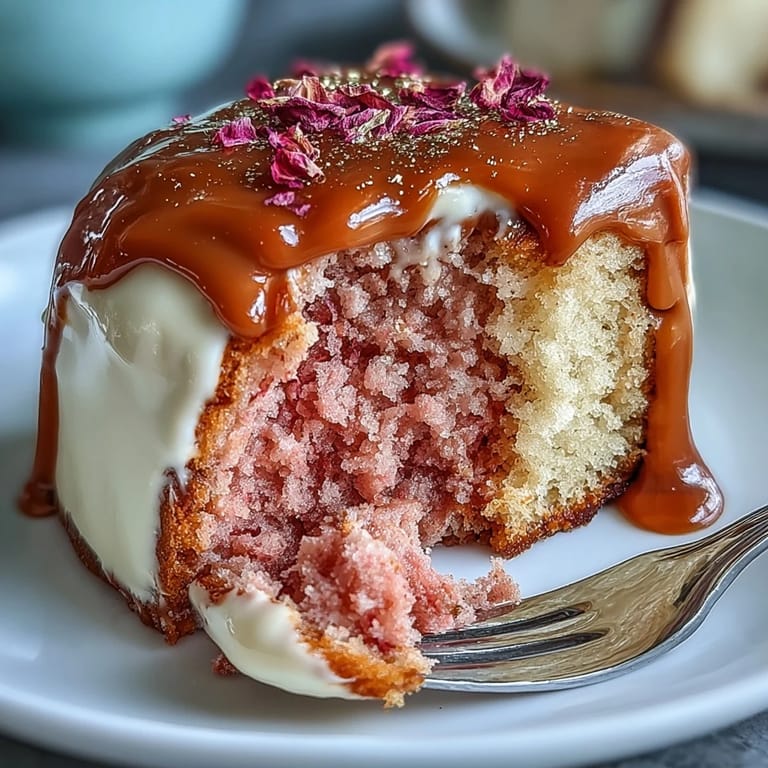 A moist Bridal Shower Rosé Velvet Cake awaits, showcasing its delicate rosé-infused crumb.
