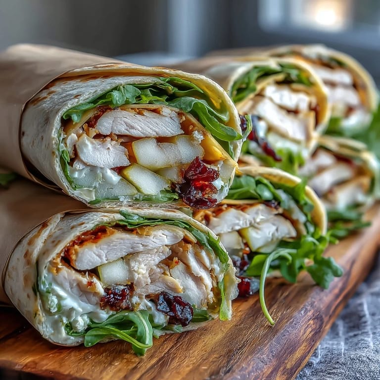 Fresh Pear Turkey Cheddar Wraps, a vibrant and healthy American snack.