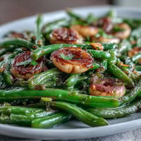 Roasted Garlic Green Beans